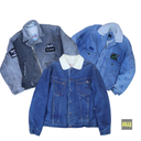 20KG Vintage Unisex Padded Denim Jackets