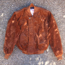 20KG Vintage Suede Bomber Jacket