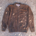 20KG Vintage Suede Bomber Jacket