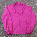 20KG Vintage Women’s Blouse Solid Color Shirt